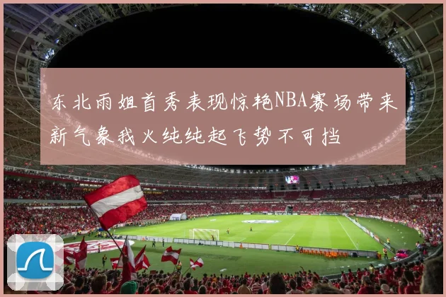 东北雨姐首秀表现惊艳NBA赛场带来新气象我火纯纯起飞势不可挡