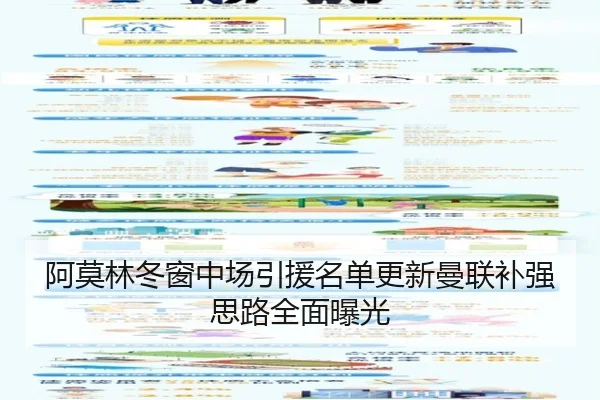 阿莫林冬窗中场引援名单更新曼联补强思路全面曝光（12bet）